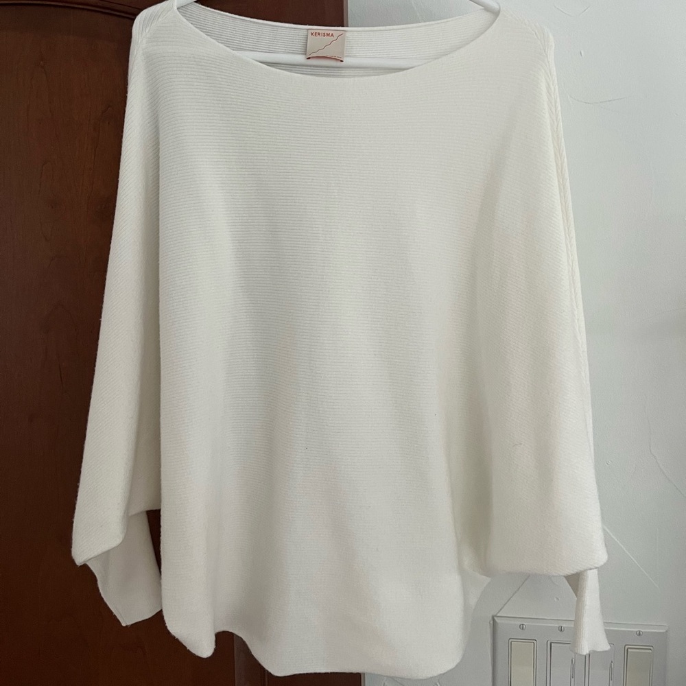 White Kerisma Ribbed RYU Sweater